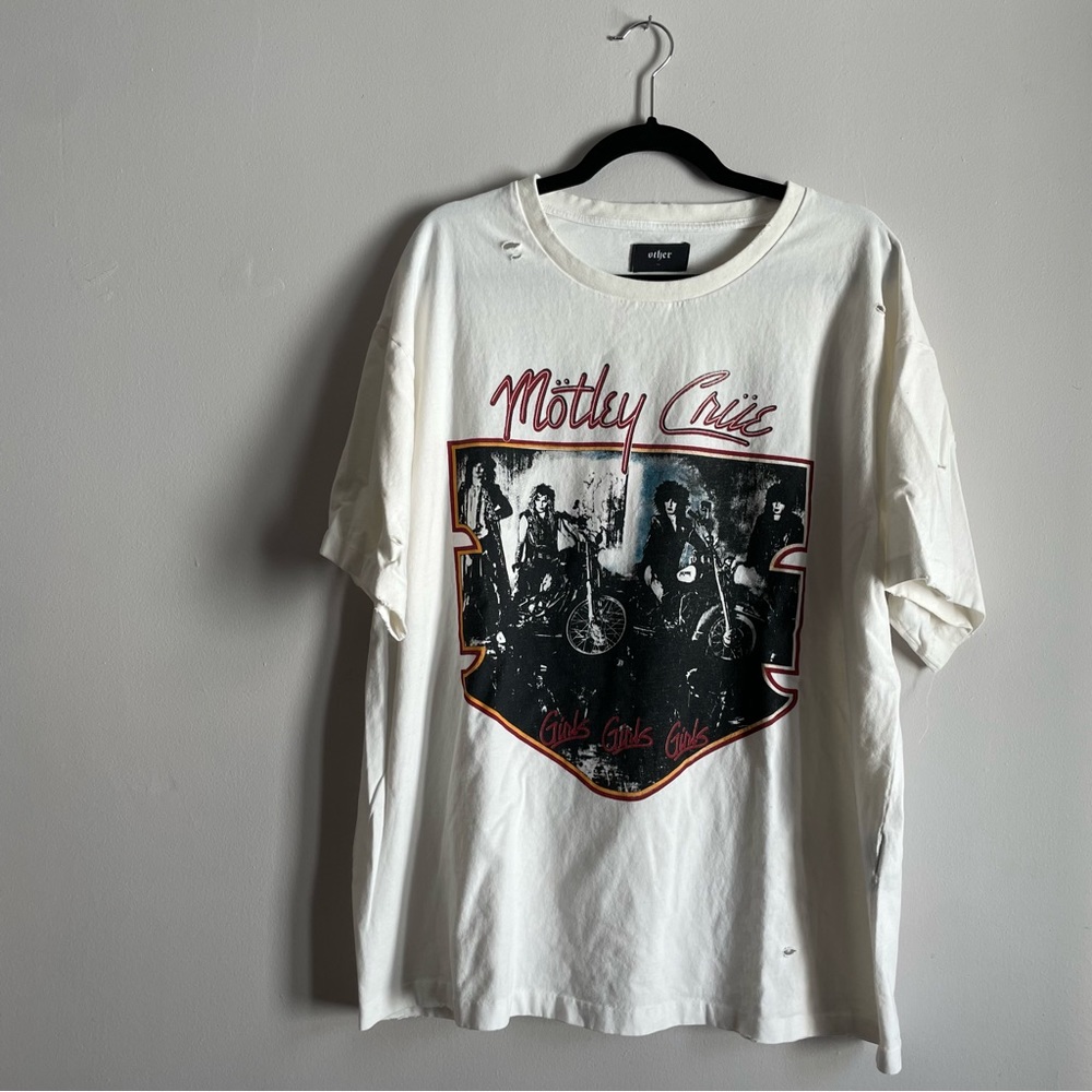 Motley Crüe Single Stitch Tour Shirt.